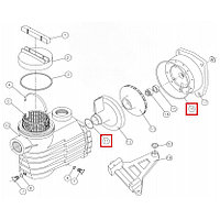 Резиновый уплотнитель диффузора-фланца для насосов Kripsol TT/BCD (1 шт.)