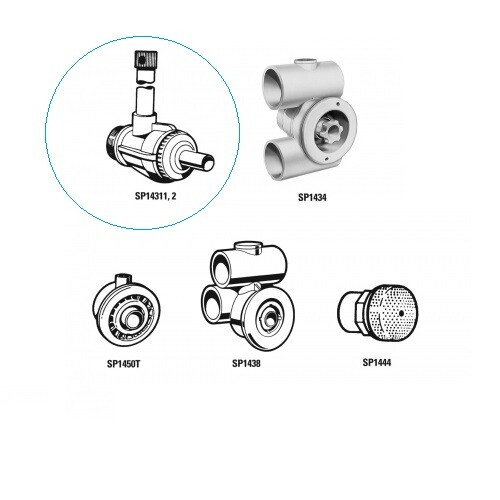 Закладная часть Hayward JET-AIR SP1430 (1 1/2") для гидромассажной форсунки - фото 2 - id-p157395906