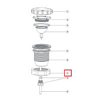 Гайка зажимная Aquaviva для UL/Led-P50