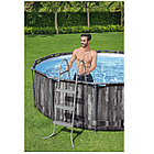 Каркасный бассейн Bestway Wood Style 5614Z (427х107 см) с картриджным фильтром, тентом и лестницей, фото 6