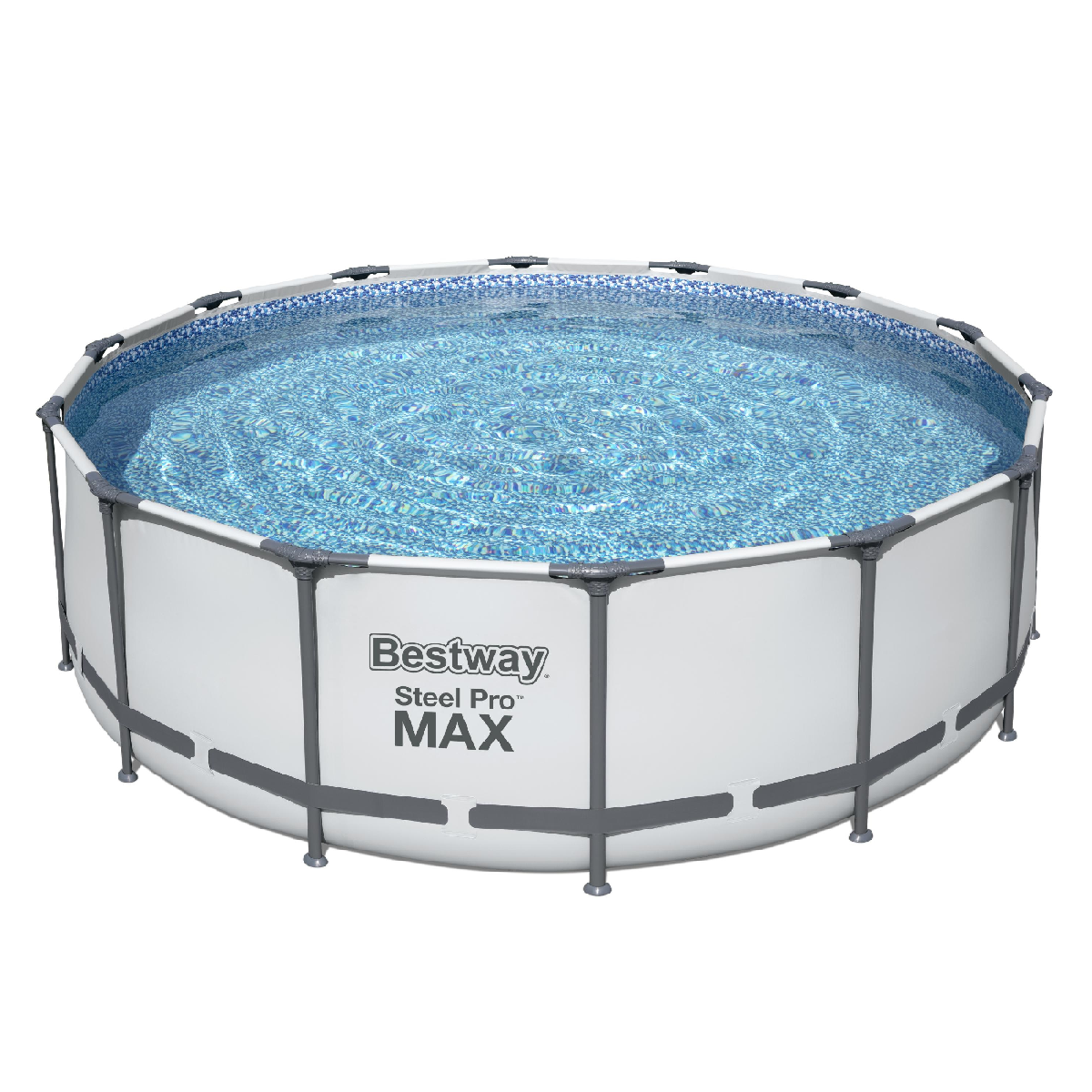 Каркасный бассейн Bestway 5612X (427х122 см) с картриджным фильтром, тентом и лестницей - фото 1 - id-p157394164