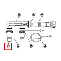 Соединительная муфта 1½" хлоратора Aquaviva SSC