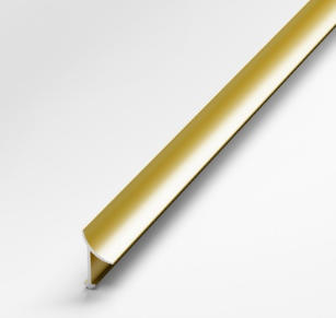 Профиль окантовочный внутренний ПК 06-1 золото люкс до 10мм длина 2700мм