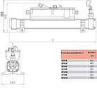 Электронагреватель Elecro Flowline Т3ВВ Titan 15кВт 400В, фото 2