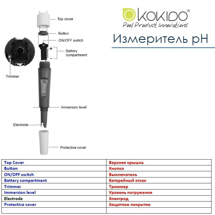 Тестер Kokido K977CS цифровой рН-метр - фото 3 - id-p157394251