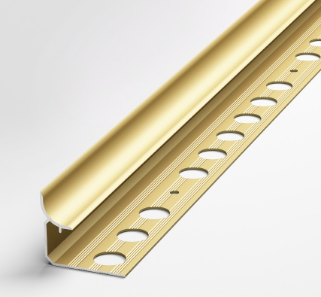 Профиль окантовочный внутренний ПК 06-12 золото люкс до 12мм длина 2700мм