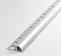 Профиль окантовочный С-образный ПК 10 алюминий без покрытия до 10мм длина 2700мм