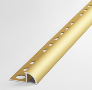 Профиль окантовочный С-образный ПК 10 золото люкс до 10мм длина 2700мм - фото 1 - id-p157400981