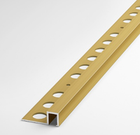 Профиль окантовочный П-образный ПК 11-10 золото люкс до 10мм длина 2700мм