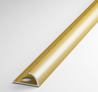 Профиль окантовочный С-образный ПК 13 золото люкс до 10,2мм длина 2700мм