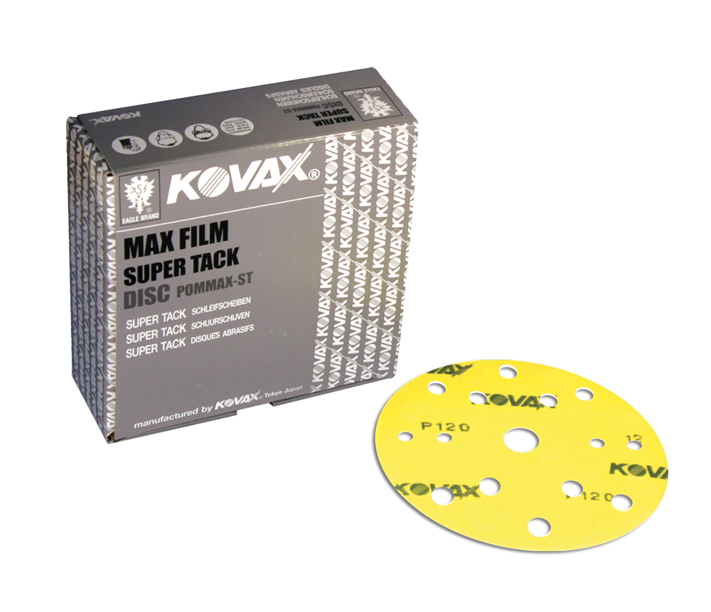 Абразивный круг Kovax Max Film 15 отверстий 152 мм Р80