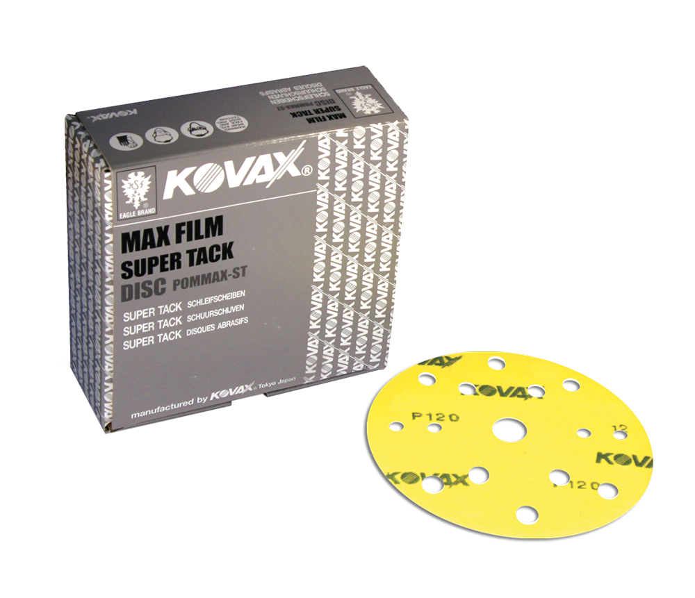 Абразивный круг Kovax Max Film 7 отверстий 152 мм Р120-600