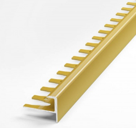 Профиль окантовочный гибкий ПУ 13-1 золото люкс 10мм длина 2700мм