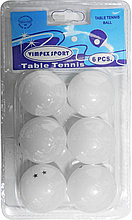 Шарики для настольного тенниса 2 Star TTB6010 (6 шт), шарики для тенниса, шарики 2 звезды, шарики