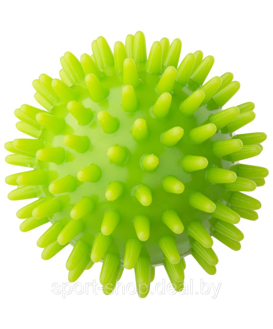 Мяч массажный STARFIT GB-601 7 см, зелёный, мячик массажный, мяч с шипами, мяч массажный маленький - фото 1 - id-p157447158