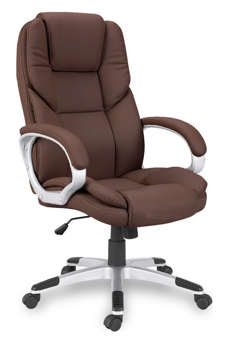 Кресло поворотное LEON, ECO, (коричневый)