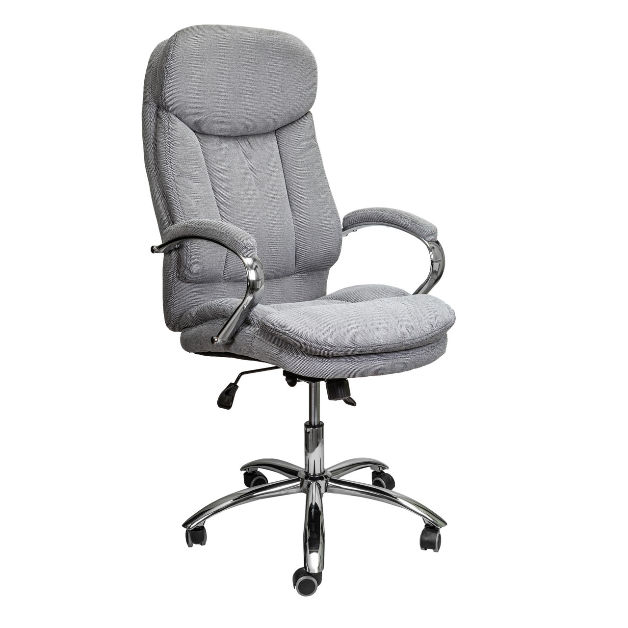 Кресло поворотное LEONARDO, ткань/серый