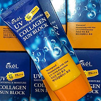 EKEL UV Sun Block SPF50/PA+++ Солнцезащитный крем с коллагеном