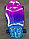 Скейтборд детский скейт, пенниборд колеса светятся металлик, фото 2