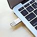 USB-накопитель 8GB BUD1 серебристый Borofone, фото 4