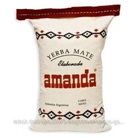 Чай мате  AMANDA elaborada con palo  in a canvas bag (0,5 kg).  ( 0,5 кг) .