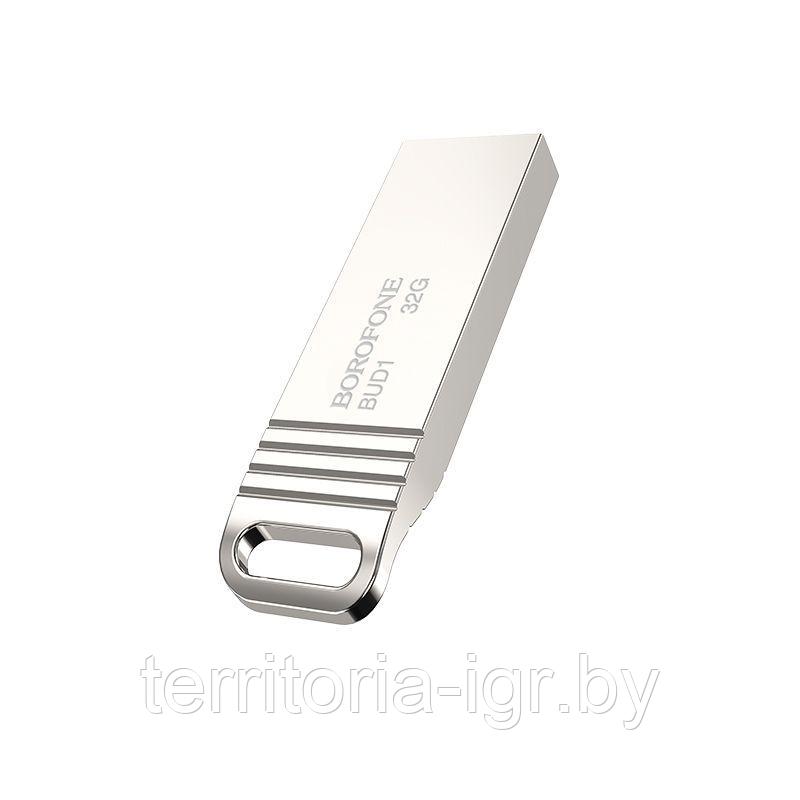 USB-накопитель 32GB BUD1 серебристый Borofone - фото 3 - id-p157545941