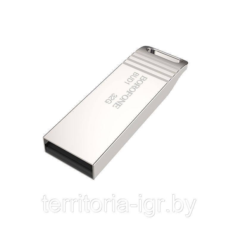 USB-накопитель 32GB BUD1 серебристый Borofone - фото 4 - id-p157545941