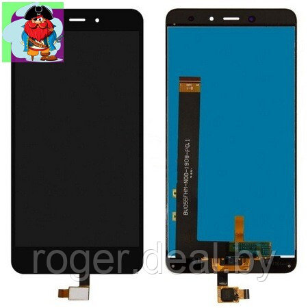 Экран для Xiaomi Redmi Note 4 с тачскрином, цвет: черный - фото 1 - id-p54681320