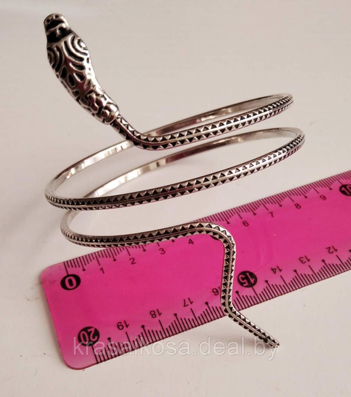 Браслет жесткий женский стильный металл бижутерия 5 - фото 1 - id-p157561343