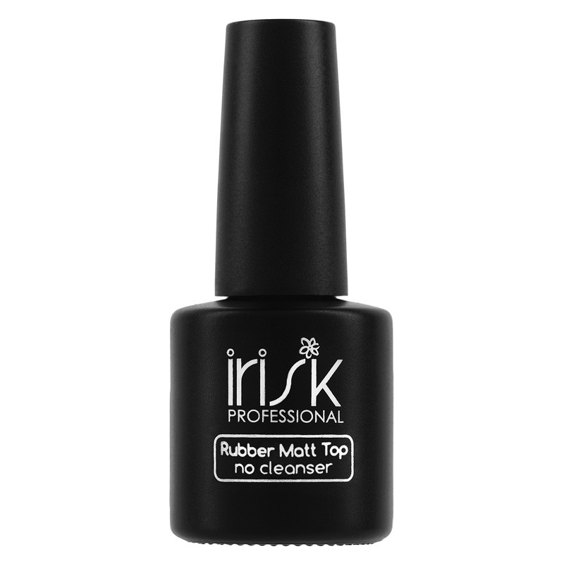 ФИНИШ КАУЧУКОВЫЙ МАТИРУЮЩИЙ БЕЗ ЛИПКОГО СЛОЯ IRISK RUBBER MATT TOP NO CLEANSER, 10МЛ - фото 1 - id-p157564898