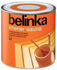 Belinka Interier Sauna бесцветная водная лазурь для защиты древесины - фото 1 - id-p7017775