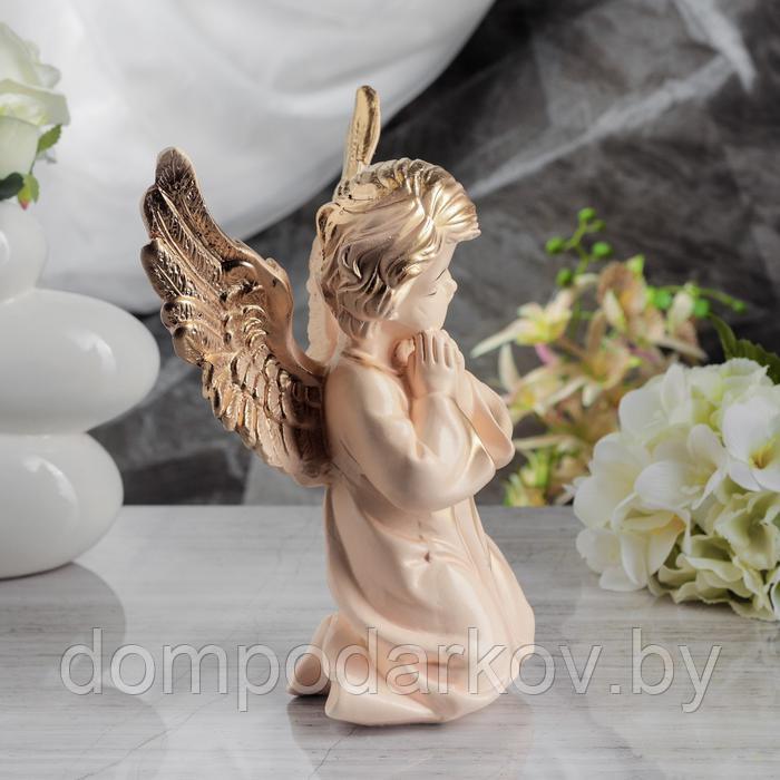 Статуэтка "Ангел с крыльями", бежевая, 27 см - фото 2 - id-p157574737