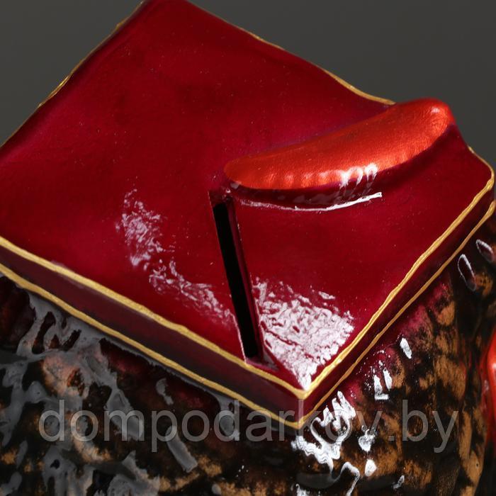 Копилка "Сова с дипломом", коричневый цвет, 24 см - фото 4 - id-p157574741