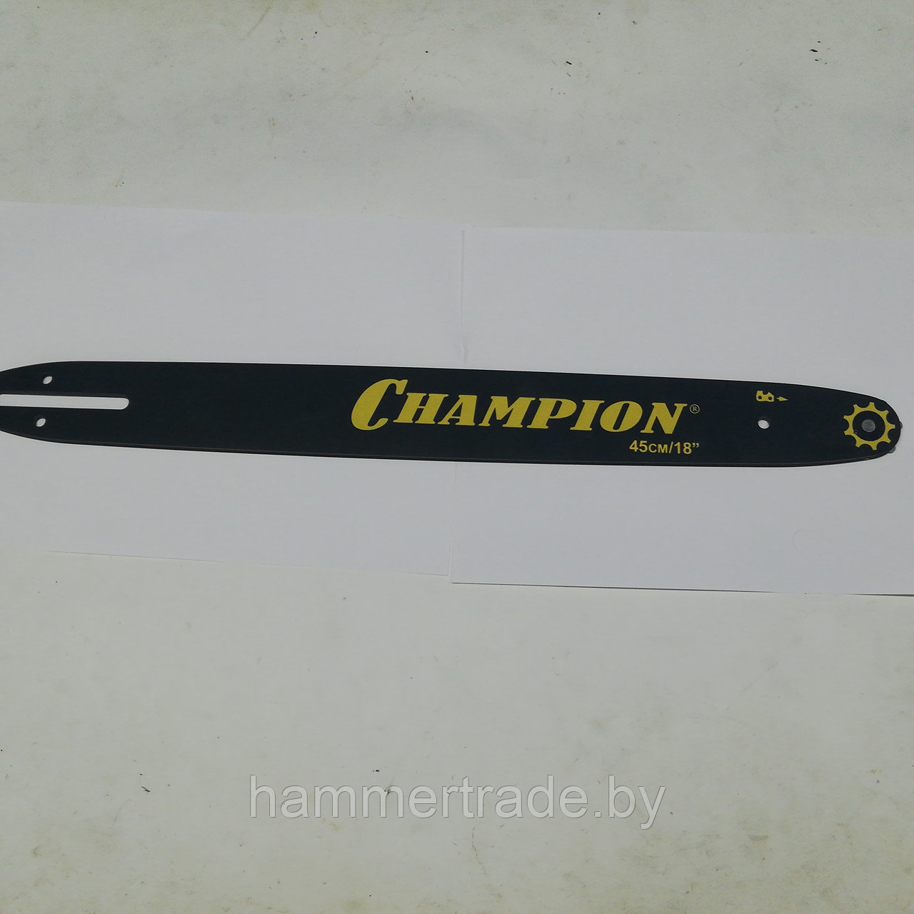 Шина для цепных пил Champion, 45 см/18", 3/8", 1,3 мм, 62 звена