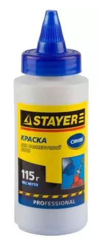 Краска STAYER для разметочной нити, синяя, 115г