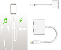 Адаптер / переходник / конвертер Lightning to Lightning Audio / Lightning Charge Adapter J-008