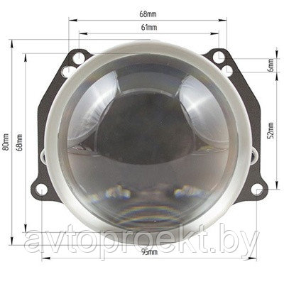 Bi-LED модуль Aozoom A7 - фото 3 - id-p157654084