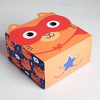 Подарочная коробка «СуперКотик» 15 х 15 х 8 см