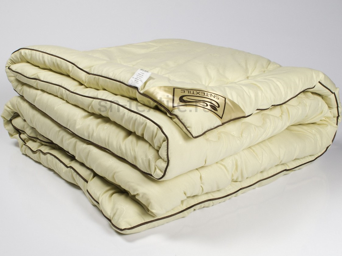 Овечье зимнее одеяло "Микрофибра-Шерсть" СН-Текстиль 1,5 сп. арт. ОМПШ-15
