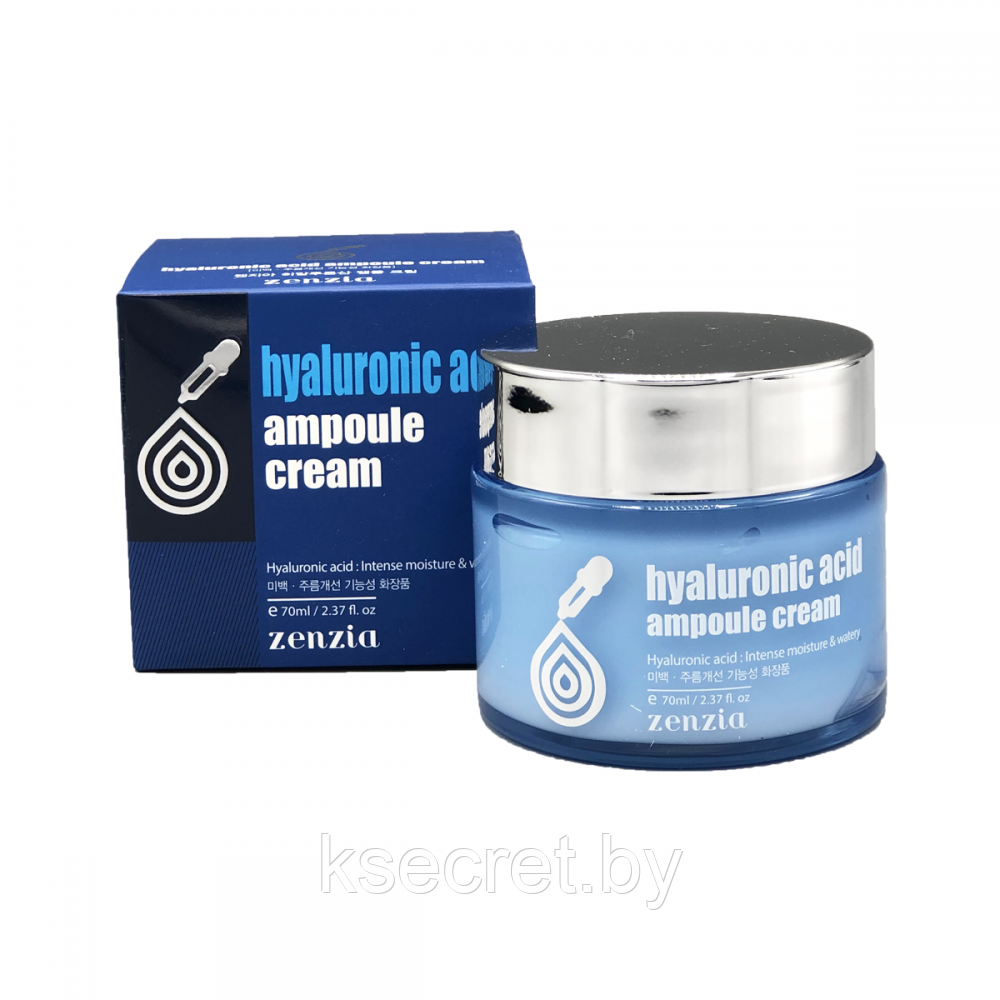 [Zenzia] Крем для лица ГИАЛУРОН HYALURONIC ACID Ampoule Cream, 70 мл - фото 2 - id-p157661098