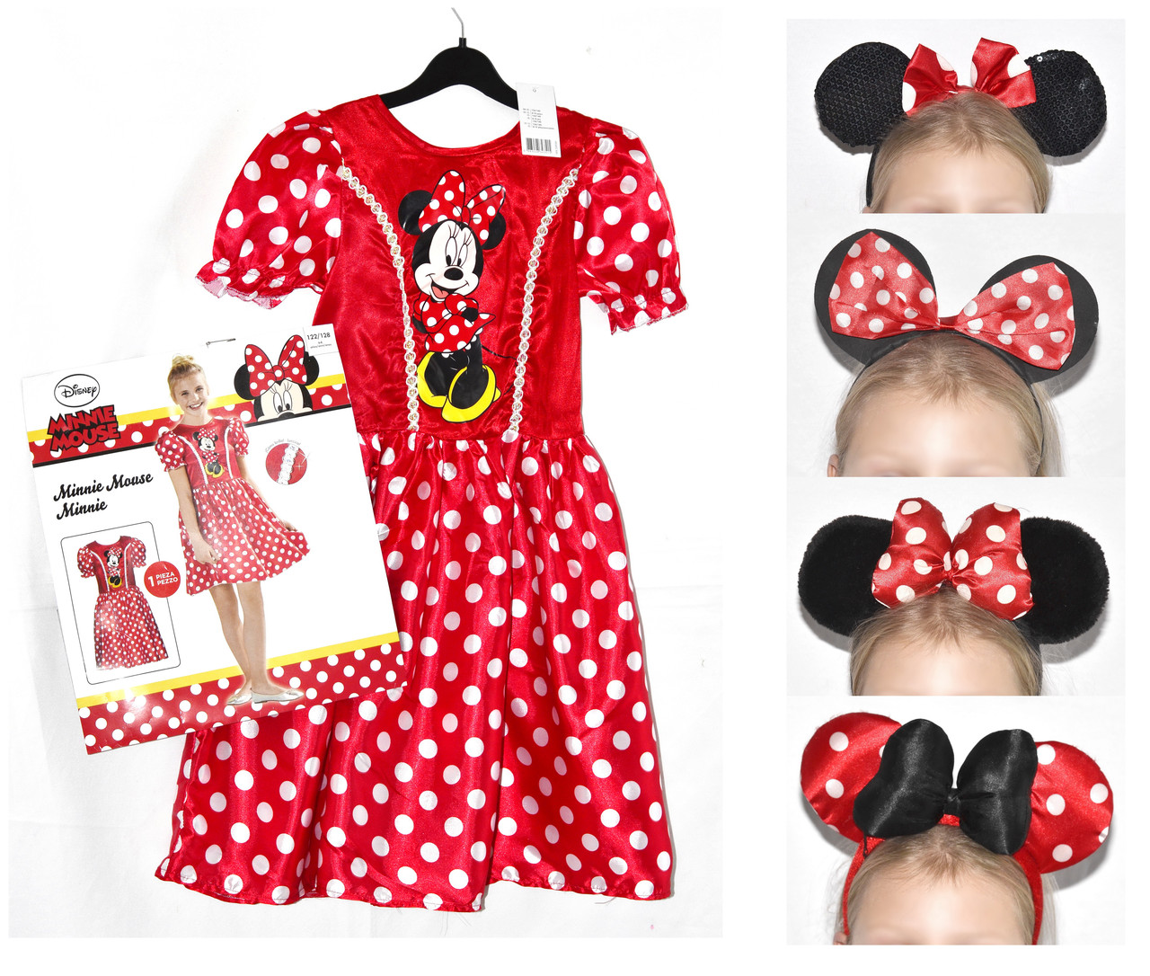 Платье Minnie Mouse на 6-8 лет рост 122-128 см - фото 1 - id-p134767648