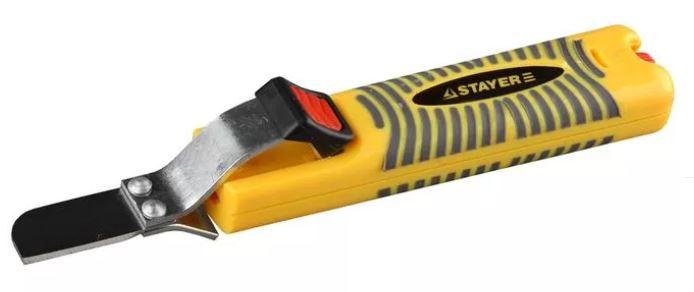 Съемник изоляции кабелей с дополнительным лезвием, 8 - 28 мм, STAYER
