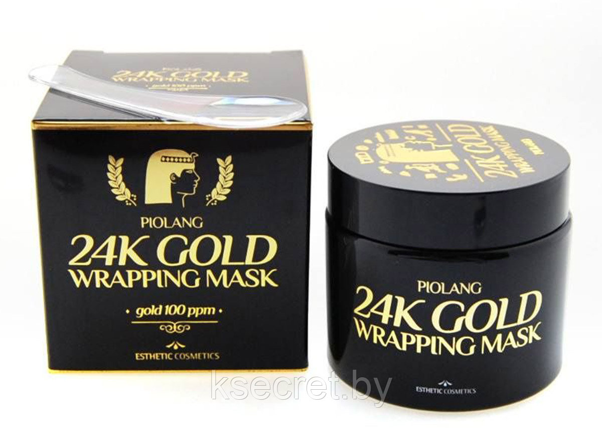 [ESTHETIC HOUSE] Маска для лица ЗОЛОТО Piolang 24k Gold Wrapping Mask, 80 мл - фото 2 - id-p157675103