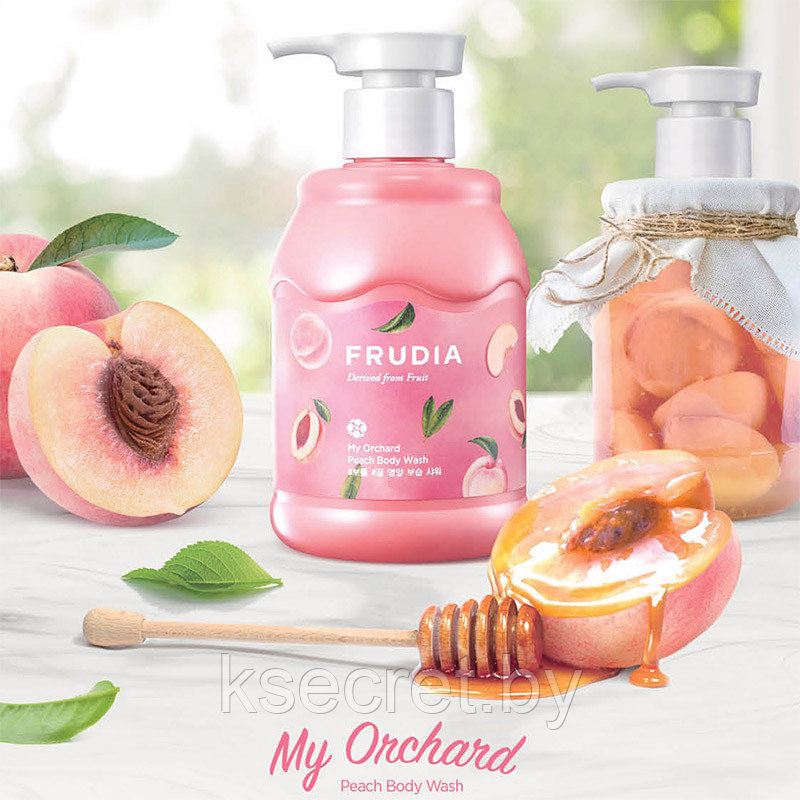 Кремовый гель для душа с персиком FRUDIA My Orchard Peach Body Wash 350 мл - фото 2 - id-p157677494