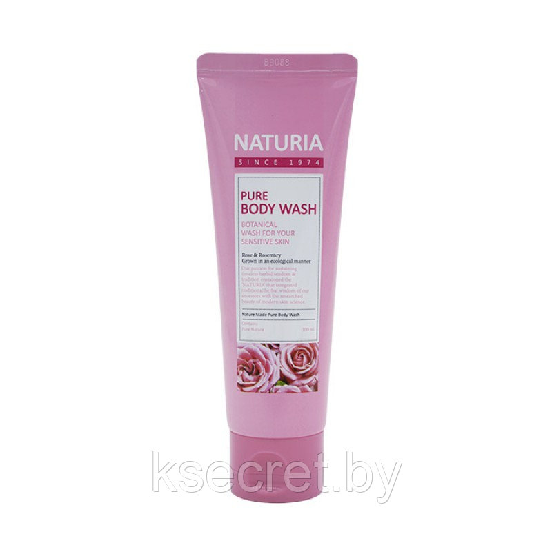 Гель для душа с розой EVAS Naturia Pure Body Wash Rose and Rosemary - 100 мл - фото 1 - id-p157677795