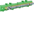 Клеммная колодка на DIN-рейку (1х25мм2 + 8х16мм2 + 8х10мм2), Зеленая Hager - фото 1 - id-p157682722