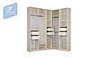 Шкаф пенал Галвори КОРПУС К ШК-001 - модульная гардеробная без фасадов (2 цвета) фабрика Стиль, фото 4