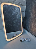Зеркало для макияжа на аккумуляторе с подсветкой, фото 2