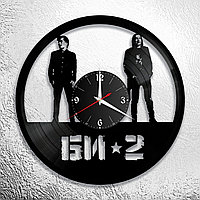 Оригинальные часы из виниловых пластинок "Би-2" версия 1