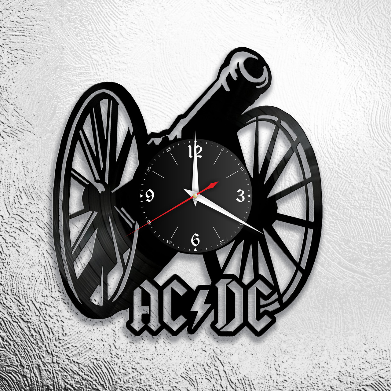 Оригинальные часы из виниловых пластинок "AC DC "версия 2, фото 1